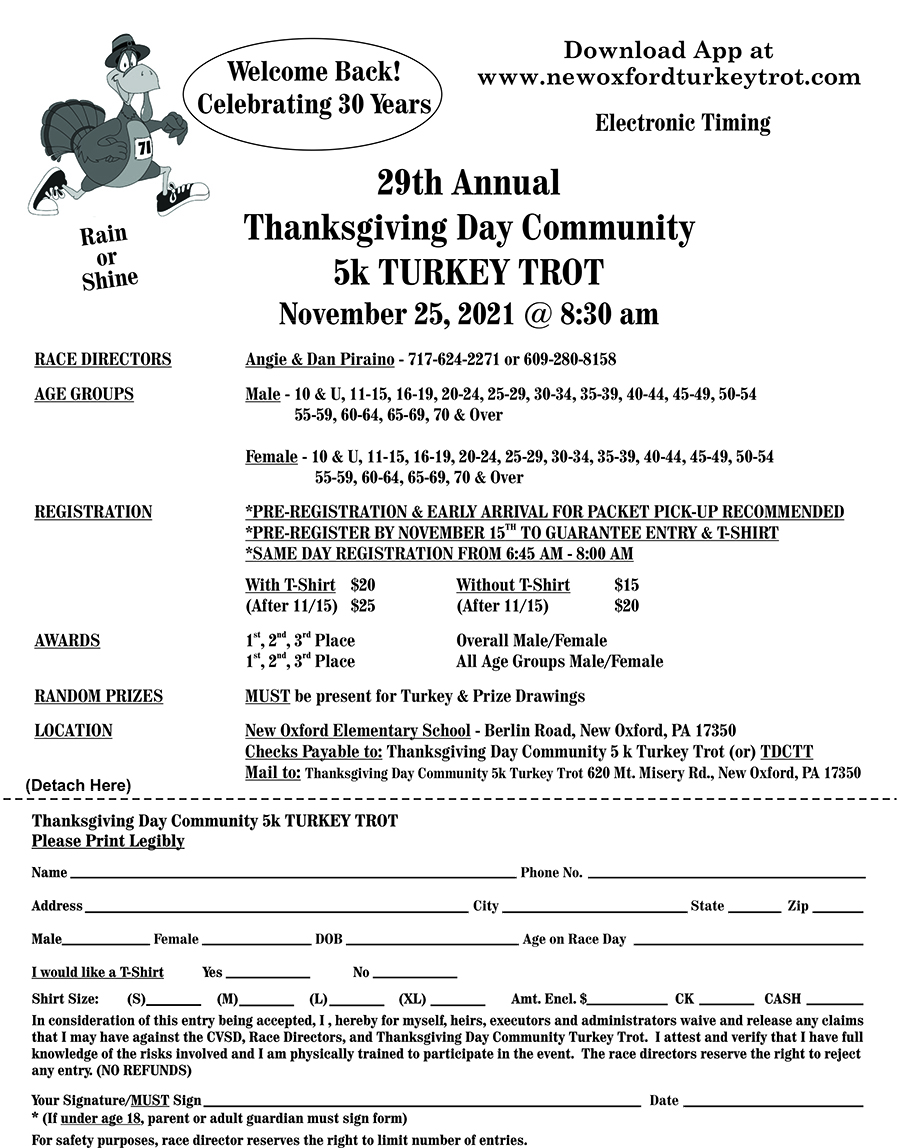 New Oxford Turkey Trot